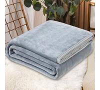 Mobeur Fleece Plush Throw Blanket, Super Soft Fuzzy Cozy Flannel Blanket for Bed Couch Sofa Lightweight Comfy Air Conditioning Blanket Microfiber Blankets