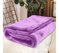 Mobeur Fleece Plush Throw Blanket, Super Soft Fuzzy Cozy Flannel Blanket for Bed Couch Sofa Lightweight Comfy Air Conditioning Blanket Microfiber Blankets