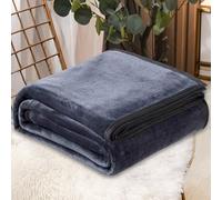 Mobeur Fleece Throw Blanket - Super Soft Sherpa Fleece Blanket - Reversible Warm Plush Cosy Blankets - Bedroom Decorative Throw - Winter Cozy Throw for Travel/Caming