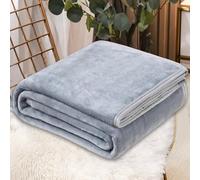 Mobeur Fleece Throw Blanket - Super Soft Sherpa Fleece Blanket - Reversible Warm Plush Cosy Blankets - Bedroom Decorative Throw - Winter Cozy Throw for Travel/Caming