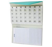 Mobiclinic, 4 Dosis Weekly Pill Dispenser, with Wallet and Notepad
