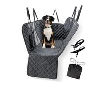 Mobiclinic®, Dog Car Seat Cover, Universal, Non-Slip, Waterproof, Side Pocket, Adjustable Straps, Sammy, Low Foldable, Carry Bag, European Brand, Boot Safe, black