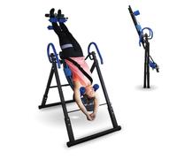 Mobiclinic® Fitness, Gravity Inversion Table, Foldable, 180° Tilt, Heavy Duty Inversion, Up to 264.55 lb, Adjustable, Lumbar Cushion and Headrest, Four Safety Systems, Stretches and Abdominals