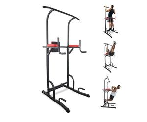 Mobiclinic® Fitness, Power Tower Dip Station, MultiFit, Adjustable Height and Backrest, Multi gym, Heavy Duty, Multi-functional Tower, Home Gym, Pull-up bar, Abdominal Exercise