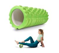 Mobiclinic®, Foam Roller, Portable, Versatile, FitRoller, 14 x 33 cm, Gym Equipment, Massage Roller, All Body, Ultra-Lightweight, for Yoga and Pilates, EVA foam