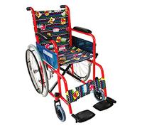 Mobiclinic®, Folding Wheelchair for Children, Wheelchairs, Self-Propelled Wheelchair, Fixed Armrests and Footrests, Lightweight Folding, Lightweight Folding Wheelchairs, Theater, Red