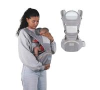 Mobiclinic® Kids, Baby Carrier, Adjustable, 6 in 1, Baby Sling, Moley, Foldable, Zippered Storage Pocket, Bottle Holder, Soft Premium Cotton, 0-36 Months, Newborn to Toddler