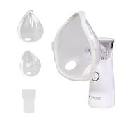 Mobiclinic®, Nebulizer, Mouthpiece and 2 Masks, Adults and Children, Carrying Case, Silent, Compact, Asthma, Bronchitis, Nebumobi1
