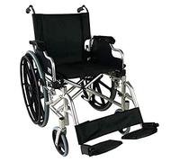 Mobiclinic Ópera Self-Propelled Wheelchair, Wheelchair for Elderly and Handicapped, Foldable, Large Wheels, Aluminium, Foldable Armrests and Removable Footrests