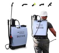 Mobiclinic®, Pump Sprayer, Capacity 16 L, Pressure Sprayer, Backpack, For Garden, Fumibug, Pump Sprayer, 4 Adjustable Nozzles, Light Weight 2,6 kg, Pest Control, Plant Care