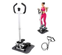 Mobiclinic®, Stepper with Handlebar, Height Adjustable, LCD Monitor, Adjustable Intensity, Non-Slip Pedals, Stepper, Step-by-Step Machine, Compact, Home Exercise, Step-Pro