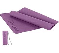 Mobiclinic®, Yoga Mat, Including Carrying Strap, 181x61x0.6 cm, 6mm Thick, Yoga Mats with Carry Strap, Anti-slip, Waterproof, Ecological, Fitness, Sport, Washable, EY-01, Flexible, TPE, Pilates