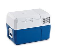 MOBICOOL MCF32 - 31 l Compressor Cooler, Blue/Grey, Cool Box 12/24 V DC / 100 -240 V AC, Cool Box, Mini Fridge for Car, Truck, Boat, Motorhome and Power Socket