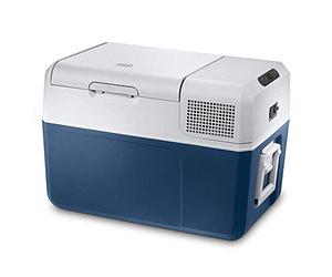 MOBICOOL MCF60 - 58 l Compressor Cooler, Blue/Grey, Cool Box 12/24 V DC / 100 -240 V AC, Mini Fridge for Car, Truck, Boat, Motorhome and Power Socket