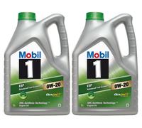 Mobil 1 ESP X2 0W-20 5L + 5L = 10L Engine Oil Porsche C20 Approval 10 Liters