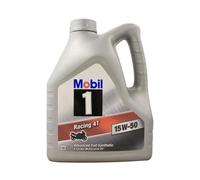 Mobil 1 Racing 4T 15W-50 15W50 Synthetic 4-Stroke Motorcycle Engine Oil 4 Litres