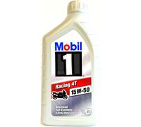 Mobil 1 Racing 4T 15-50 4-Stroke Motorcycle Engine Oil 2 Litre 2L (1L X 2)