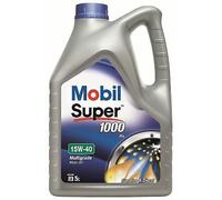 Mobil Super 1000 X1 15W-40 5l Engine oil 150867 VOLKSWAGEN: Golf 5, Transporter 5, Golf 4, TOYOTA: Land Cruiser Prado 120, Yaris III Hatchback
