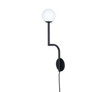 MOBIL 46 Wall Lamp Black/Opal