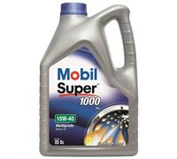 1 x Mobil 1 Super 1000 X1 Mineral 15W40 Engine Oil - 5 Litres (Petrol Or Diesel)