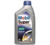 1 x 1 Litre - Mobil 1 Super 1000 X1 Mineral 15W40 Engine Oil (Petrol Or Diesel)