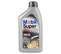 Mobil Super 2000 X1 10W-40 10W40 Semi /Part Synthetic Engine Oil - 1 Litre 1L