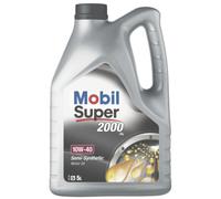 Mobil Super 2000 X1 10W40 Engine Oil 5L Eu-Sw Semi-Synthetic Protection Clean
