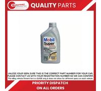 Mobil Super 3000 Formula P 0W-20 Fully Synthetic Car Engine Oil - ACEA C5 - 1L
