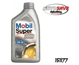 Mobil Super 3000 X1 Formula FE 5W-30 Synthetic 1L Engine Oil 151177 New UK