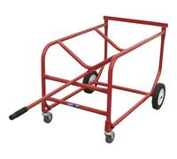 Mobile 205L Drum Stillage - Heavy Duty Tyres & Castors - Horizontal Drum Storage