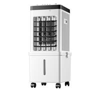 Mobile Air Conditioner 75W Bladeless Evaporative Cooler with 15L Tank, 3 Modes, Remote Control, 7.5H Timer, 90° Oscillation, Quiet Cooling Fan for Home Use