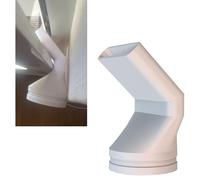 Mobile Air Conditioner Adapter, Portable AC Exhaust Hose Adapter for Hisense 8000 BTU, 3"-6" Adjustable, for Roof Tilt Windows Velux Climate