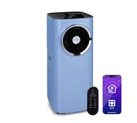 Mobile Air Conditioner Dehumidifier Cooler 1200 BTU App Remote Touch Pastel Blue