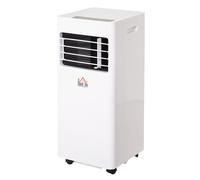Mobile Air Conditioner White W/ Remote Control Cooling Dehumidifying Ventilating - 765W