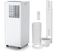 Mobile Air Conditioners,7000BTU Portable Air Conditioner with Digital Display Remote Control 3 In 1 Cooling Fan and Dehumidifier 52DB Window air conditioner System for Room Office Kitchen