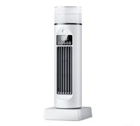 Mobile Air Conditioning Fan 6 Speed 120° Oscillation Colorful Light Humidifier, Oscillating Mobile Air Conditioner Fan With 6 Speeds And Colorful Lights For Comfort(White)