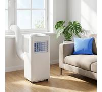 Mobile Air Conditioning Unit 12000 BTU for 300 sq.ft with Remote, 24H Timer | Top-Oscillation 2 Fan Speeds with Complete Seal Installation Kit, 14000 BTU, 14000 BTU