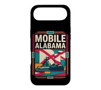 Mobile Alabama Flag Battleship Naval History Retro Art Case for iPhone Air