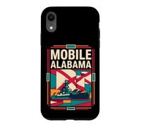 Mobile Alabama Flag Battleship Naval History Retro Art Case for iPhone XR