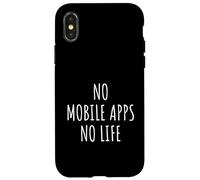 Mobile Apps Lover Kids Developer Coder Programmer Engineer Case for iPhone X/XS