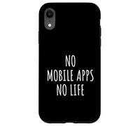 Mobile Apps Lover Kids Developer Coder Programmer Engineer Case for iPhone XR