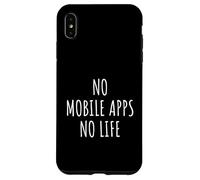 Mobile Apps Lover Kids Developer Coder Programmer Engineer Case for iPhone XS Max