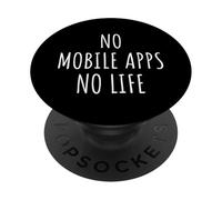 Mobile Apps Lover Kids Developer Coder Programmer Engineer PopSockets Adhesive PopGrip