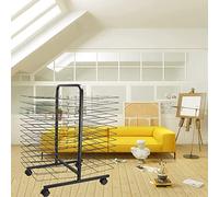 Mobile Art Drying Rack for Artwork Storage & Display - Protect Your Art While Drying | Versatile Studio Solution for Artists | Ideal Tool