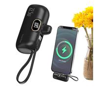 Mobile Bank Charger C, PD 22.5 W 5000 mAh - High Capacity Bank for Smartphone, Portable and Lightweight | Compatible with USB Charging, Fast Charger, Compat