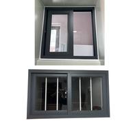 Mobile Basement Slider Window, Small Horizontal Sliding Window with Tempered Glass and Screen for Sheds and Playhouses
