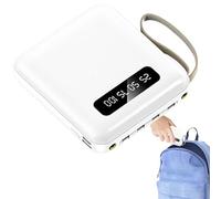 Mobile Battery Bank - 5000 mAh Mobile Phone Charger | Clear the Digital Display Compact Charger for Mobile Phone Battery Shopping Bags and Backpacks Fits Ideal for All Your Travel Needs