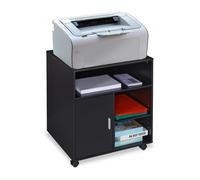 Mobile cabinet Office Storage Unit Printer Trolley 5 Shelves Compact 360° Wheels