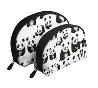 Mobile cars Moon Cosmetic Bag, Travel Makeup Pouch, Portable Waterproof Cosmetic Pouch for Girls Women., Cute Giant Panda, One Size
