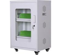 Mobile Charging and Storage Cart for Laptops, 30-Slot Fully Assembled Design, Compatible with Laptops Up to 13-Inch Screen Size